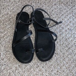 Black sandals